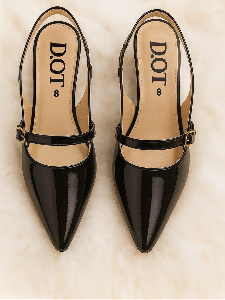 Black - Kitten Heels